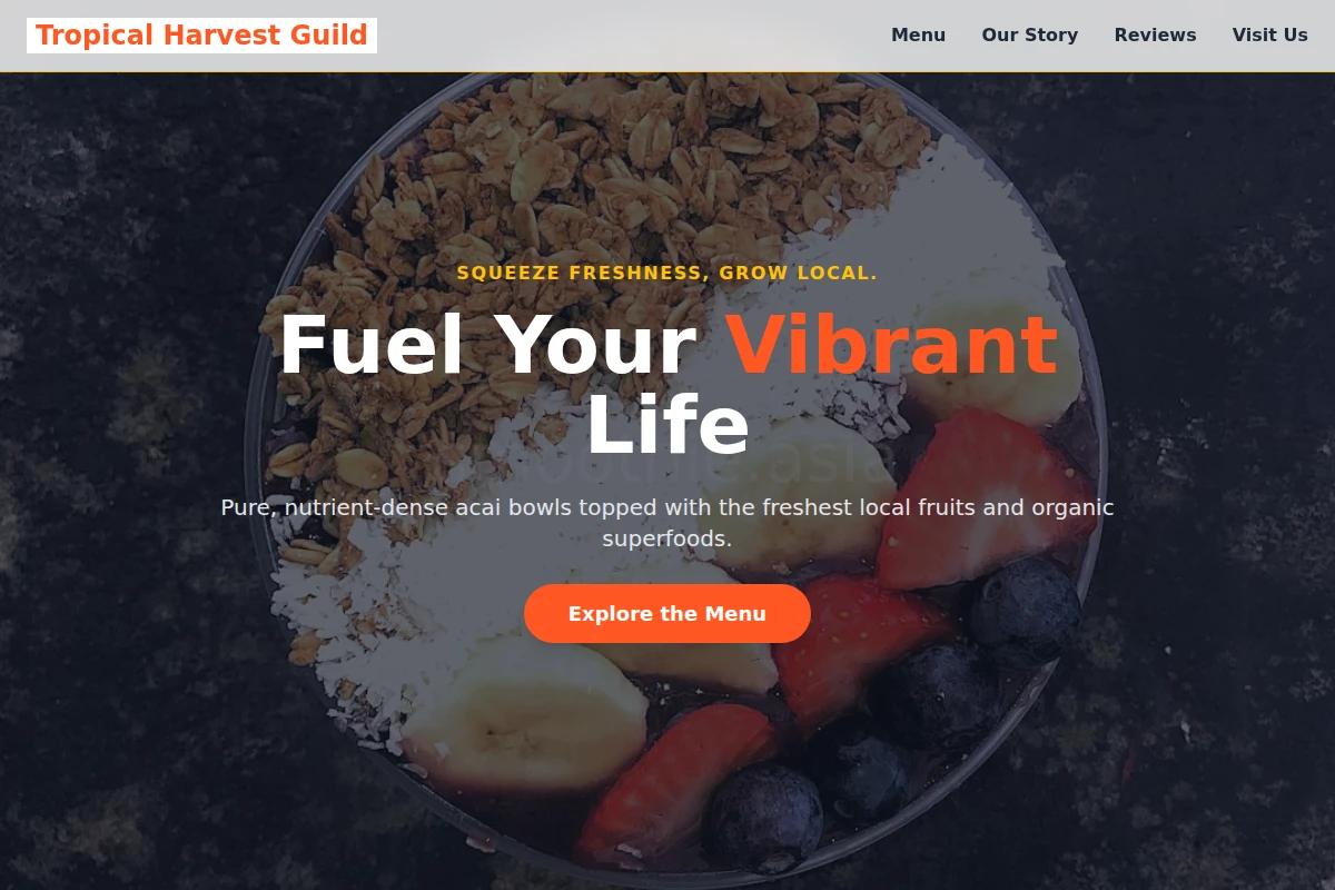 Blender Acai Bowl