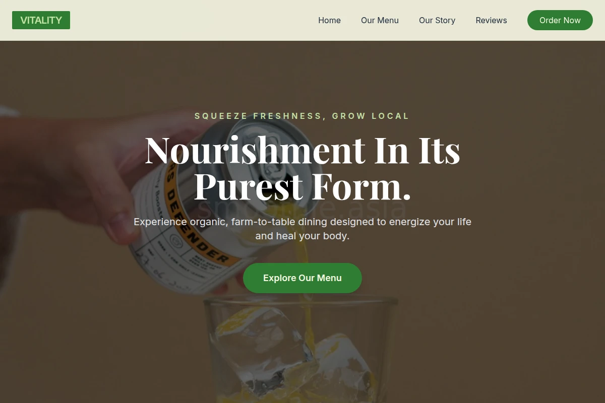 Vitality Health Food Cafe